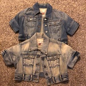 Short Sleeve Torero Jean Jacket